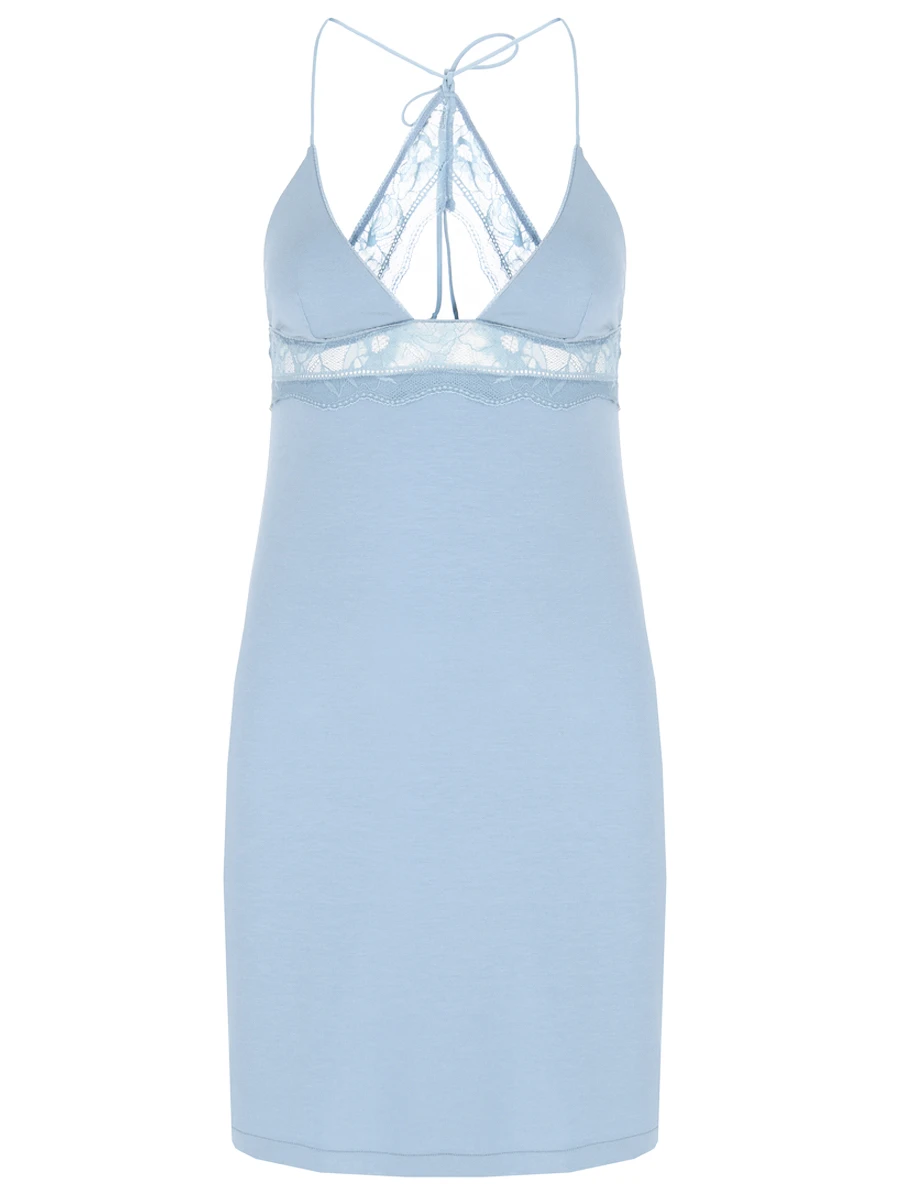 

Сорочка из модала, Голубой, 0044640