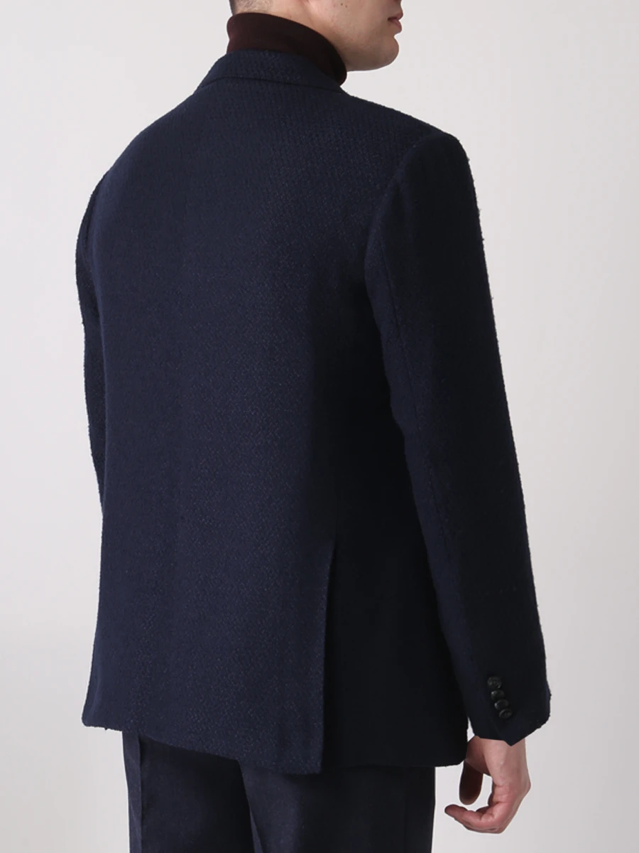 Пиджак из кашемира и шелка KITON UG81K0158A02001 Синий  Фото 3