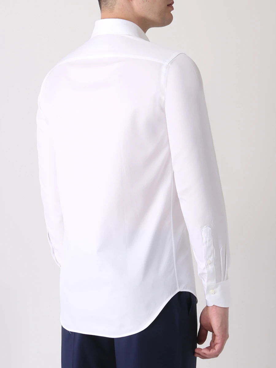 Рубашка Regular Fit хлопковая CANALI GA60135/01/705, размер 52, цвет белый GA60135/01/705 - фото 3
