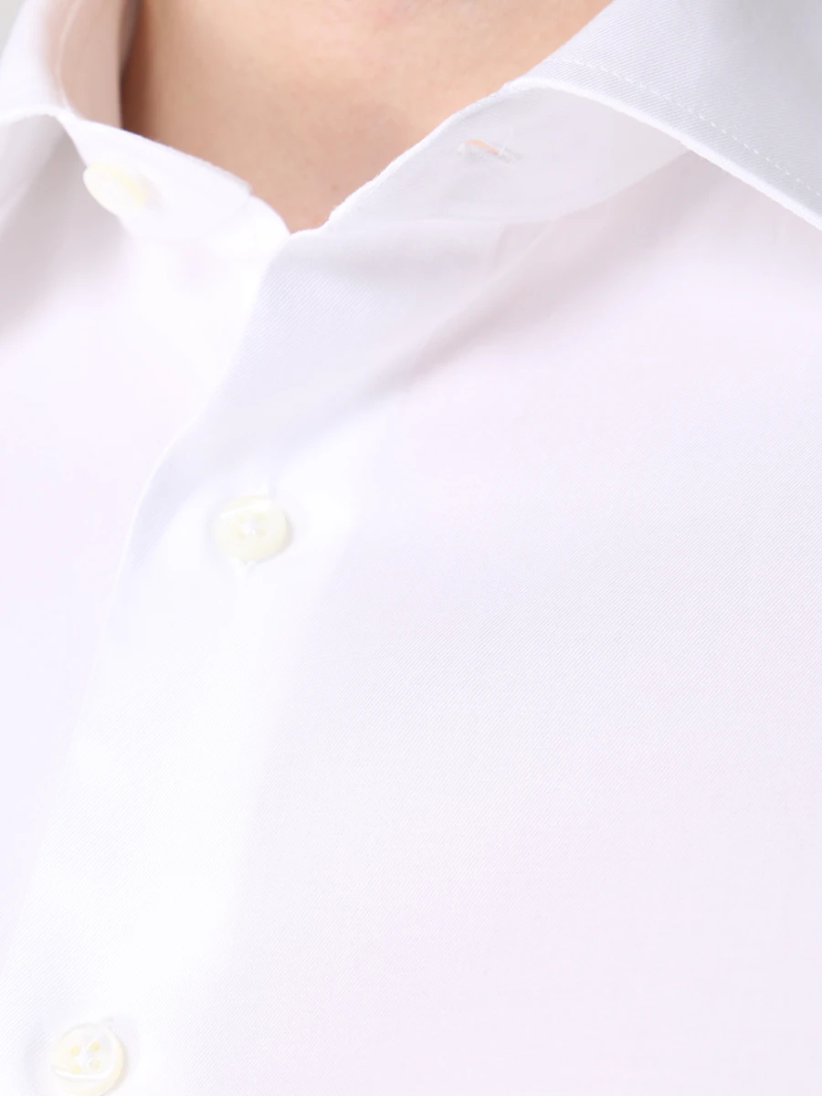 Рубашка Regular Fit хлопковая CANALI GA60135/01/705, размер 52, цвет белый GA60135/01/705 - фото 5