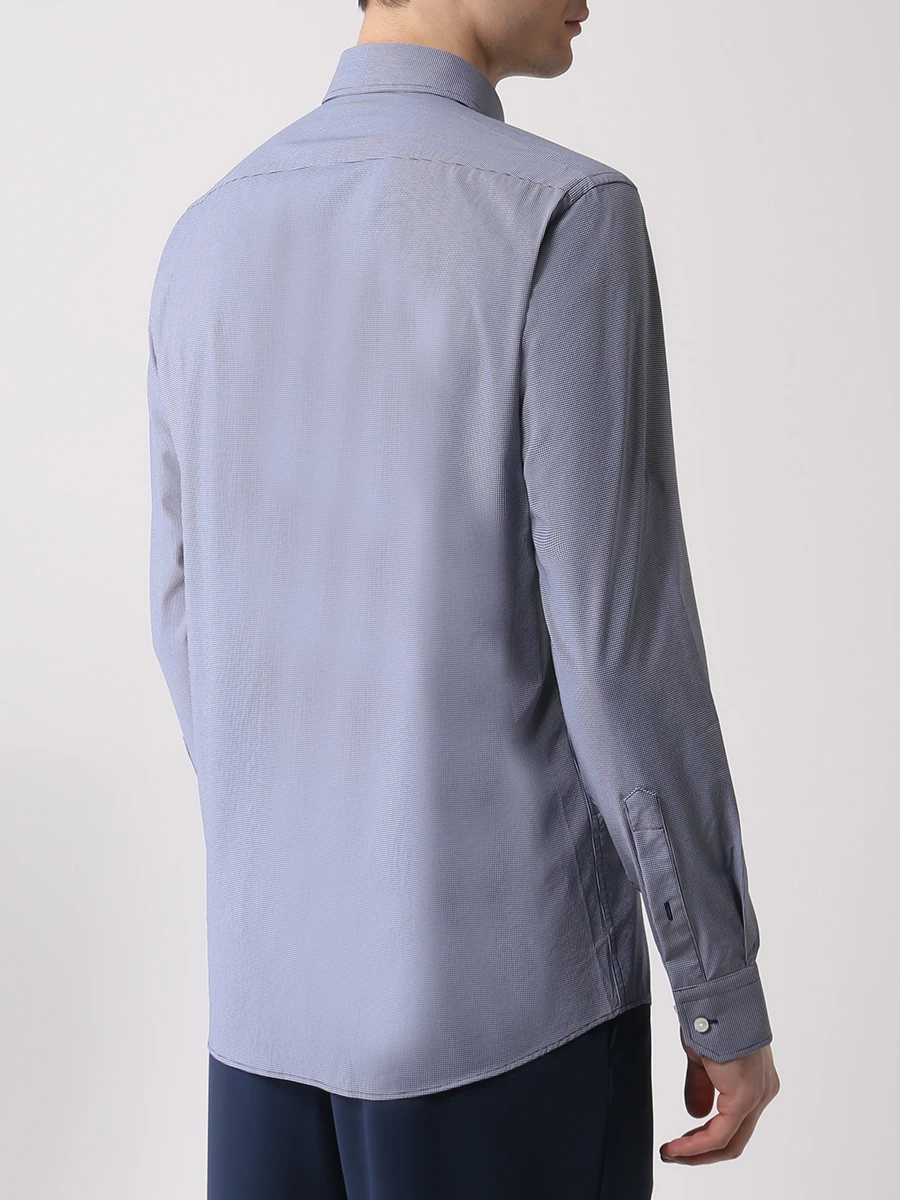 Рубашка Regular Fit с логотипом BOSS 50465221/410, размер 56, цвет синий 50465221/410 - фото 3