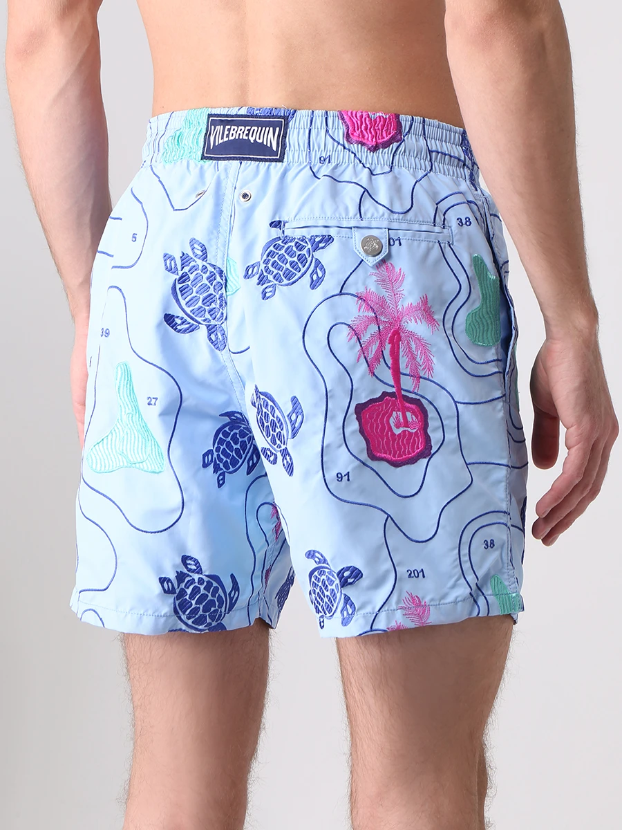 Шорты плавательные VILEBREQUIN MISH1C26/330 Голубой  Фото 3