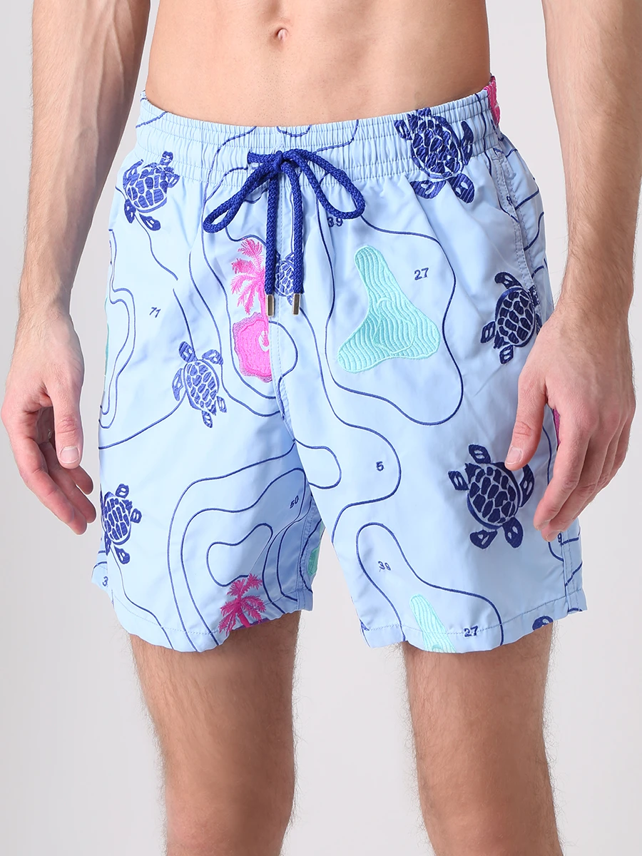 Шорты плавательные VILEBREQUIN MISH1C26/330 Голубой  Фото 2