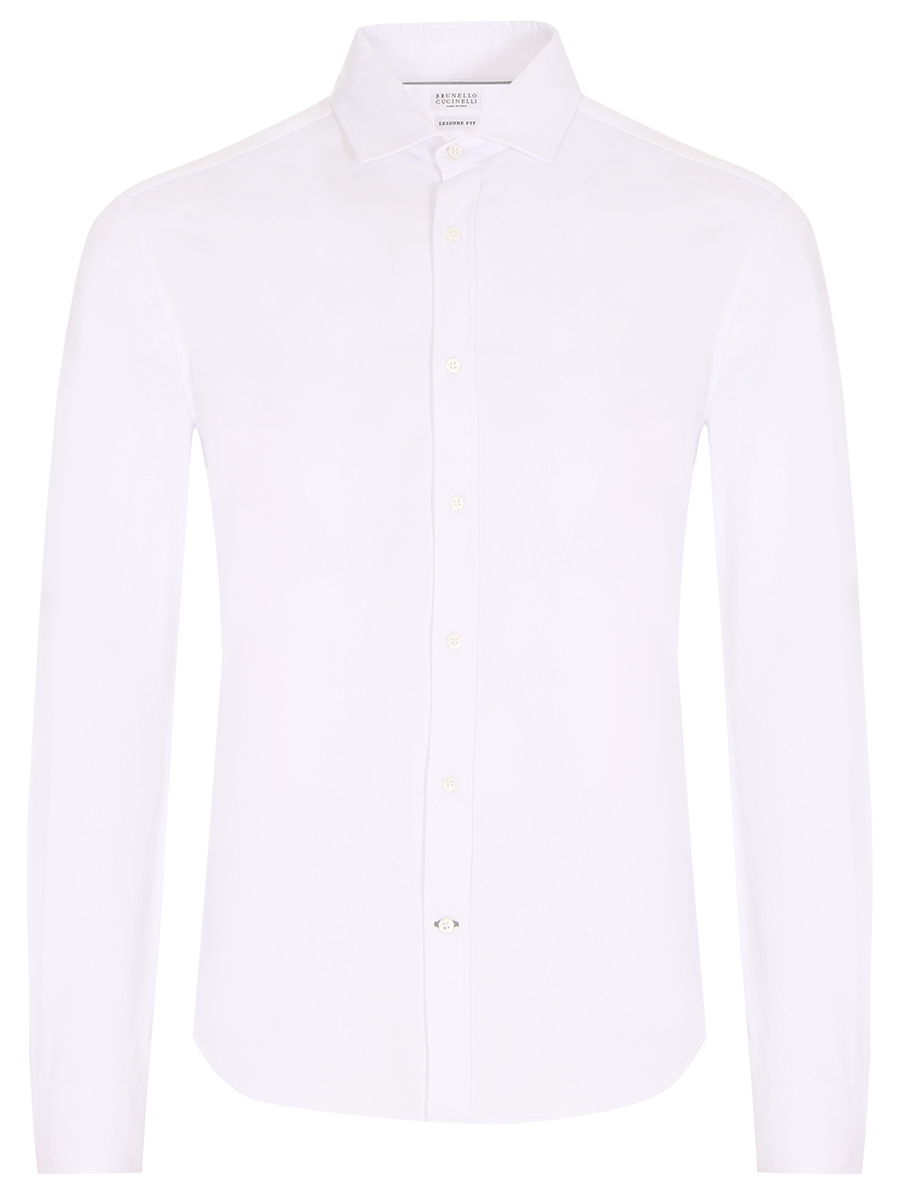 Рубашка Leisure Fit хлопковая BRUNELLO CUCINELLI