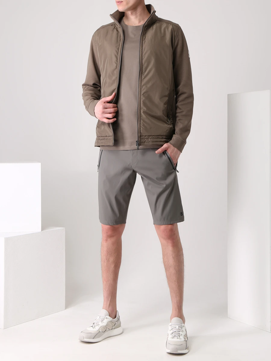 Шорты однотонные BOGNER 11136641/095 Зеленый  Фото 2