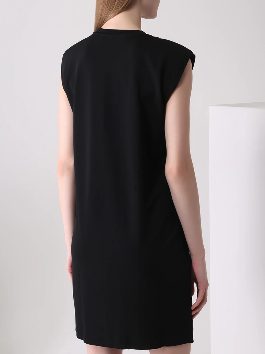 Платье из вискозы KARL LAGERFELD 220w1353, размер 42, цвет черный - фото 3