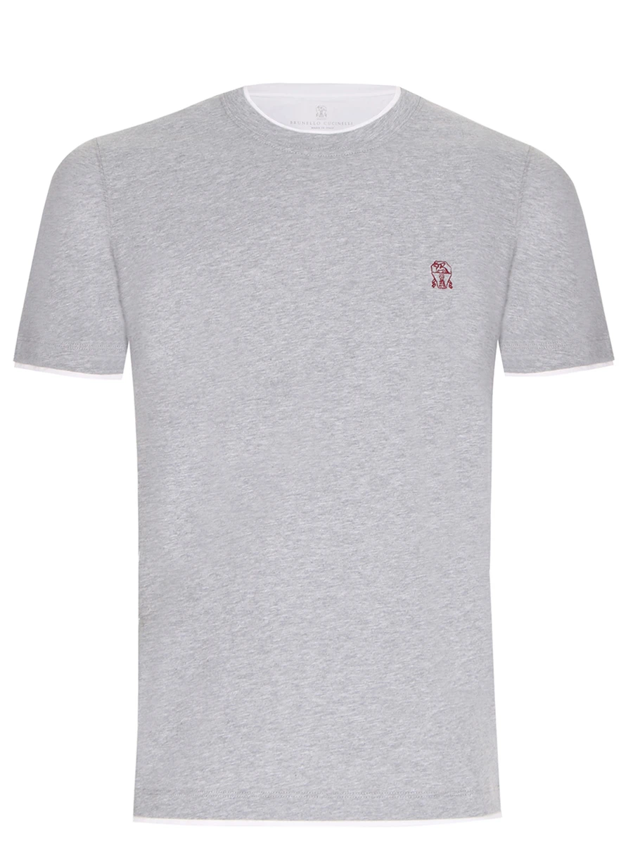 

Футболка хлопковая, Серый, M0T617427G CB440