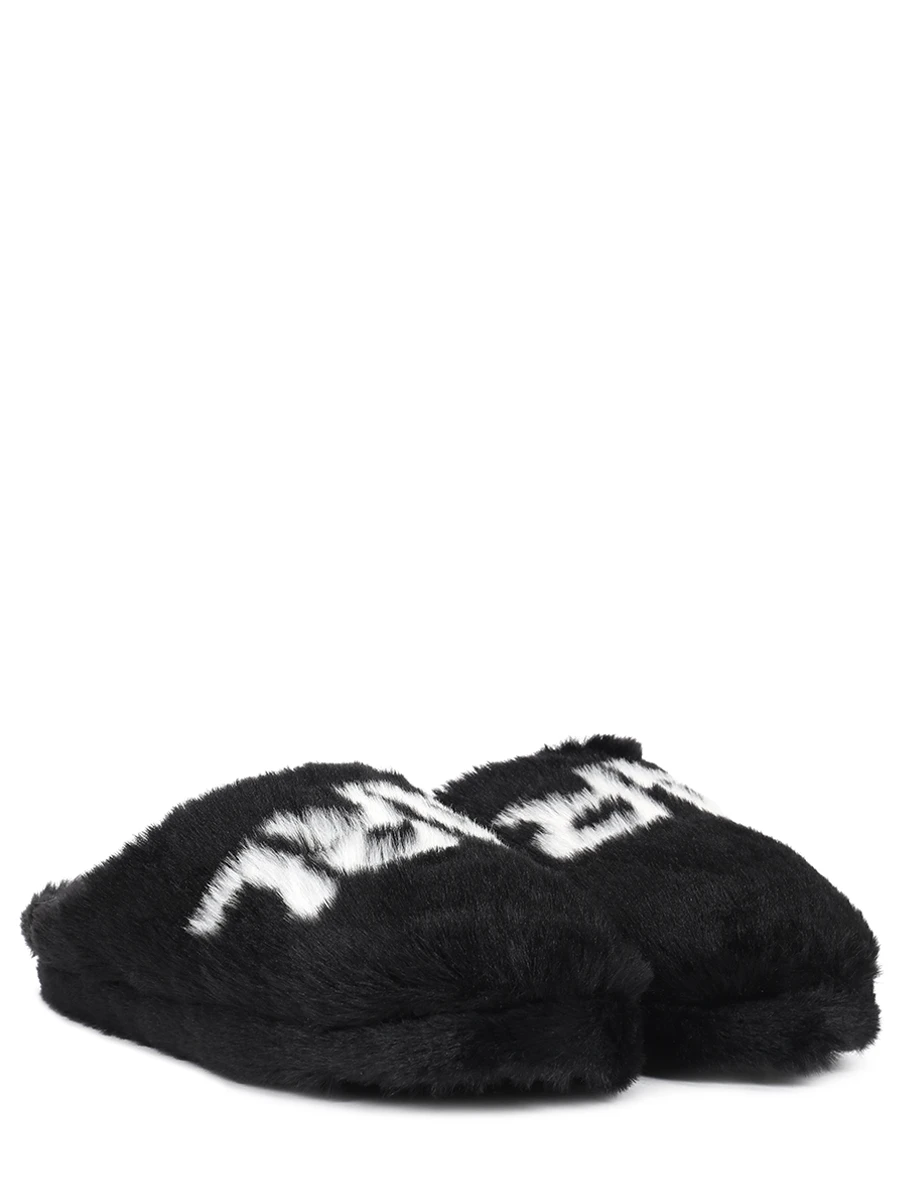 Тапочки меховые Kasa KARL LAGERFELD KL40220 WF0 Черный  Фото 2