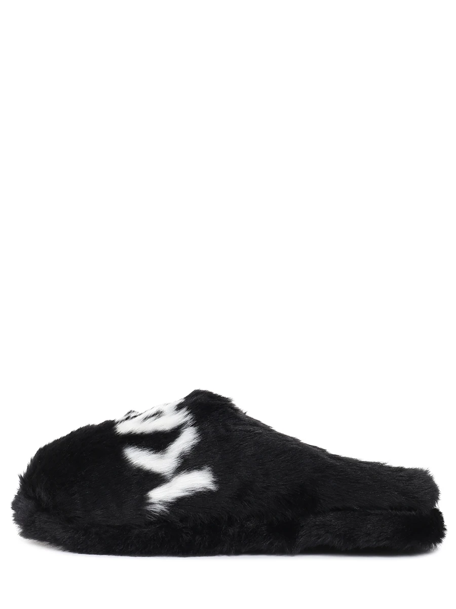 Тапочки меховые Kasa KARL LAGERFELD KL40220 WF0 Черный  Фото 3