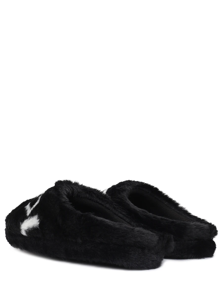 Тапочки меховые Kasa KARL LAGERFELD KL40220 WF0 Черный  Фото 4