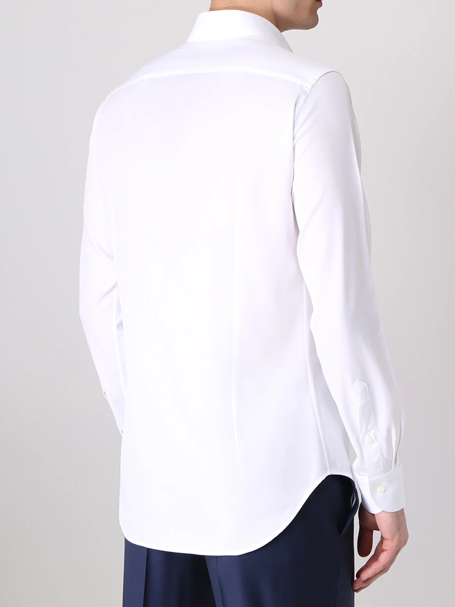Рубашка Slim Fit хлопковая CANALI GA60135/01/X05, размер 48, цвет белый GA60135/01/X05 - фото 3