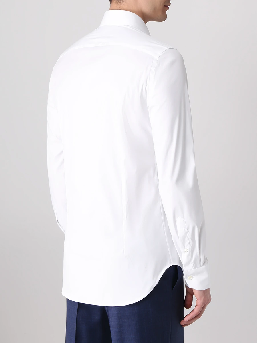 Рубашка Slim Fit хлопковая CANALI GA01222/001/X05, размер 50, цвет белый GA01222/001/X05 - фото 3