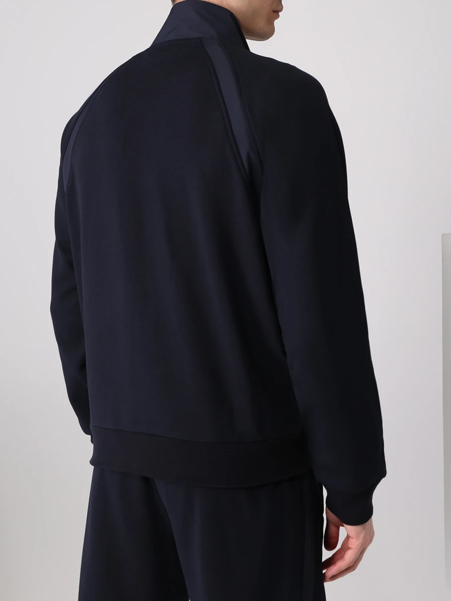 Костюм спортивный хлопковый ZEGNA VZ458-ZZ834/VZ458-ZZP34 B09 Синий  Фото 3