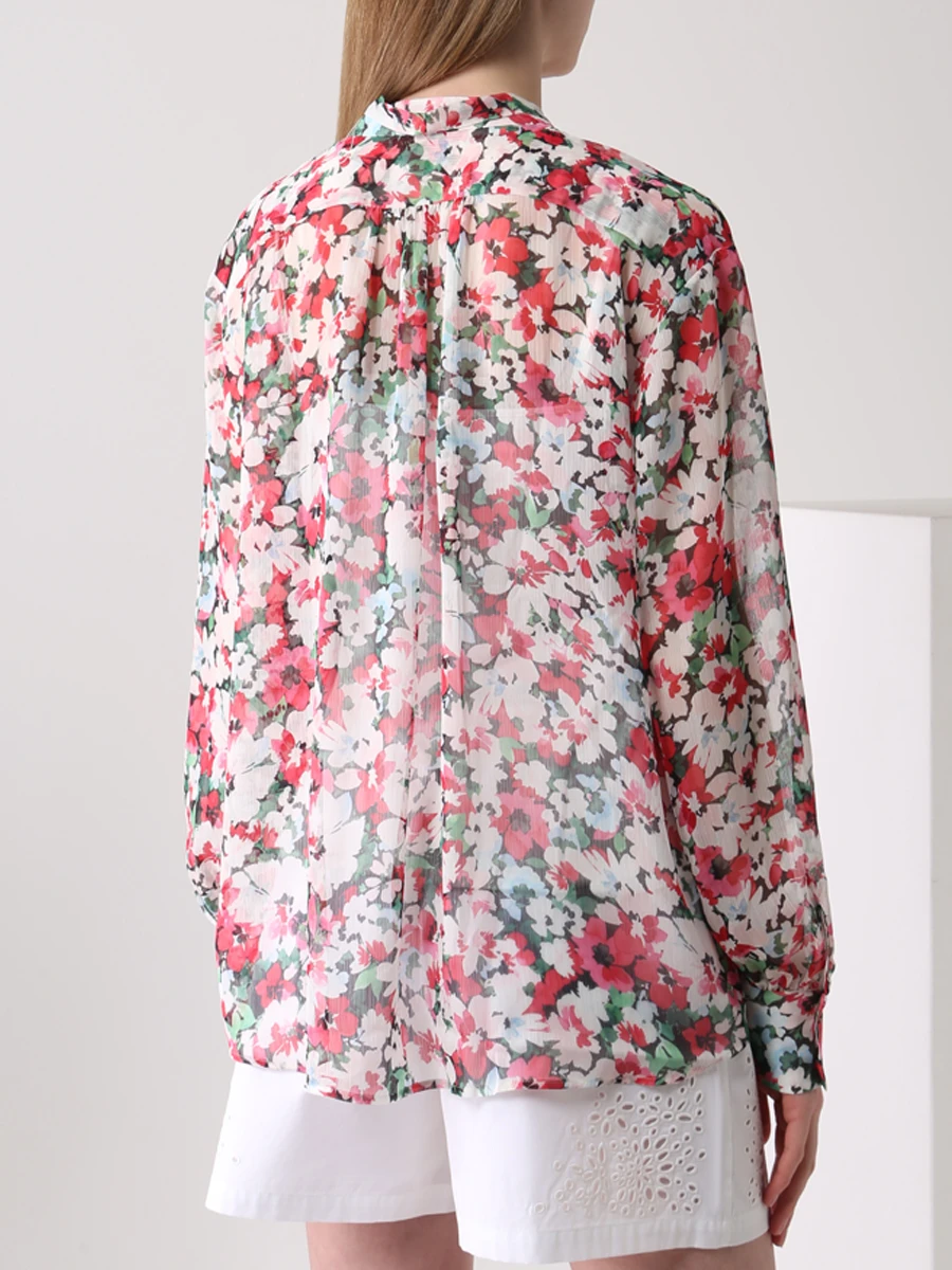 Блуза с принтом HUGO 50468668/960, размер 40, цвет цветочный принт 50468668/960 - фото 3