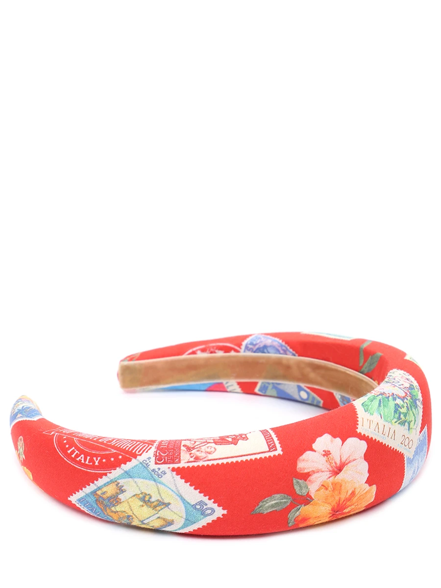 

Ободок для волос с принтом, Красный, SS22HEADBAND1P/RDST