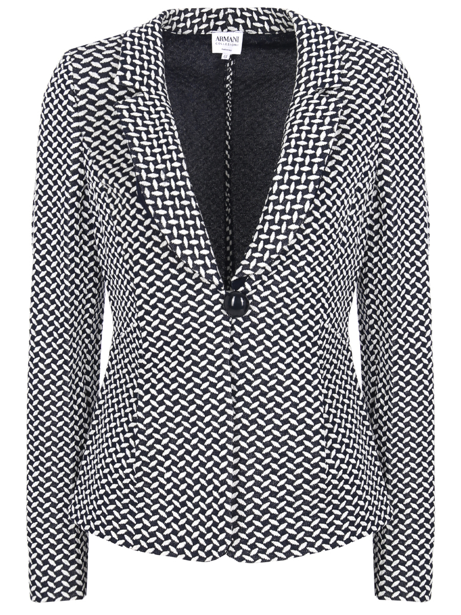 Жакет с узором ARMANI COLLEZIONI