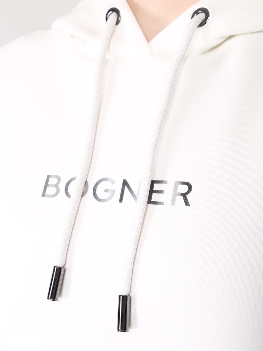 Худи хлопковое BOGNER 81657277/753 Белый  Фото 5