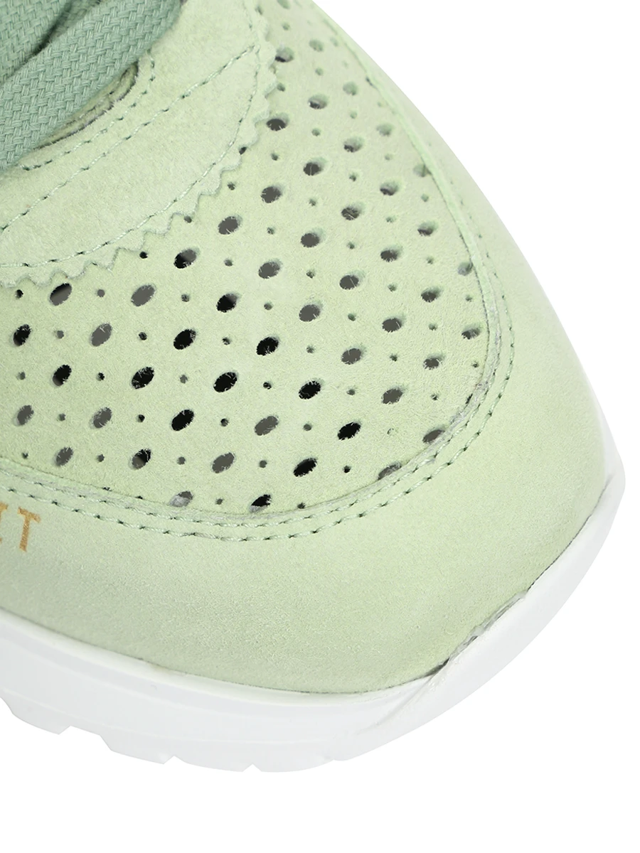 

Кроссовки замшевые, Зеленый, vintage forato FOR-22