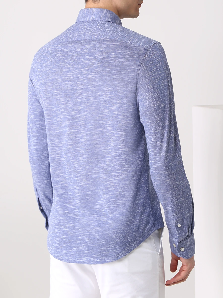 Рубашка хлопковая PAUL & SHARK 22413110/001, размер 54, цвет голубой 22413110/001 - фото 3