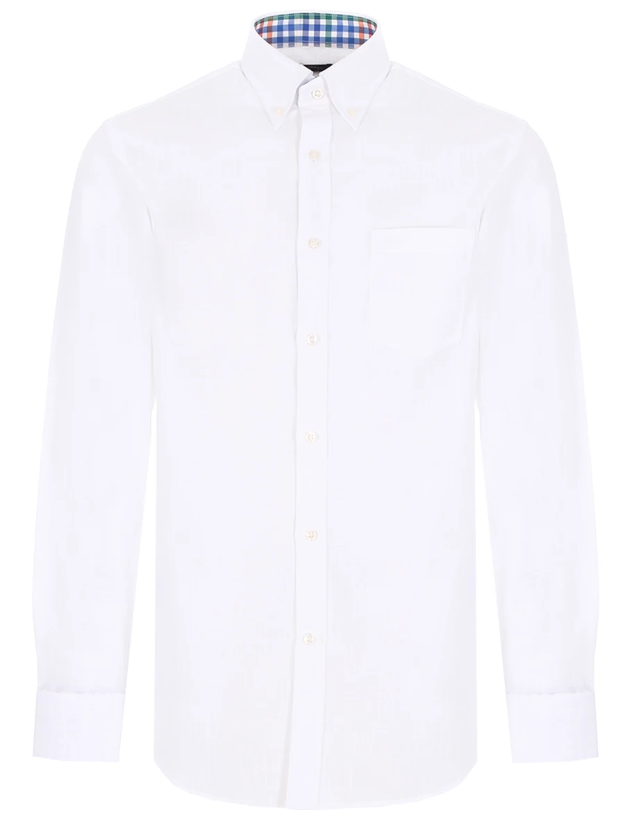 Рубашка Regular Fit хлопковая PAUL & SHARK 22413164/010, размер 50, цвет белый 22413164/010 - фото 1