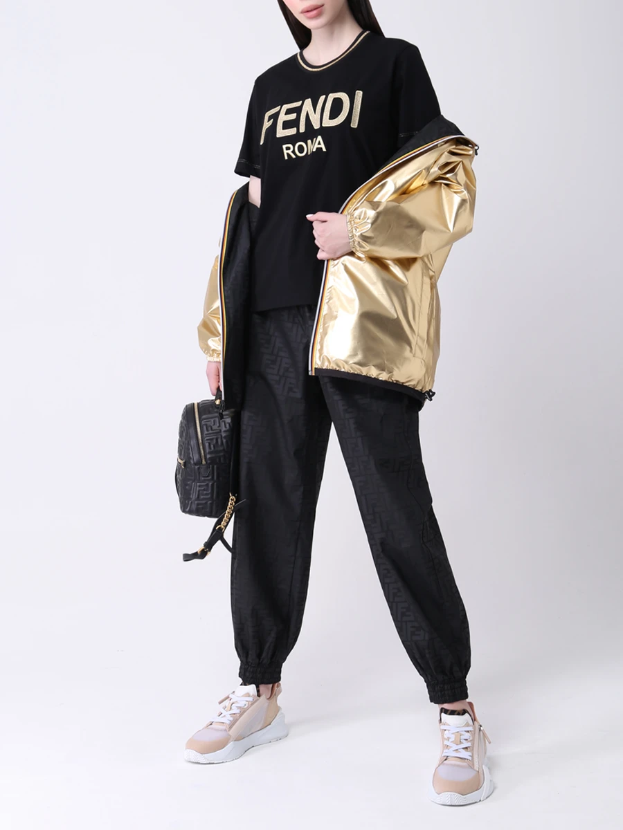 Ветровка двусторонняя FENDI FAN019 AERS F0VT1 Золотой  Фото 2