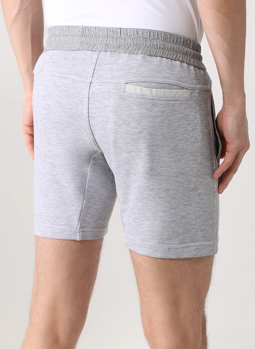 Шорты хлопковые KITON UW1137V0842A01001 Серый  Фото 3