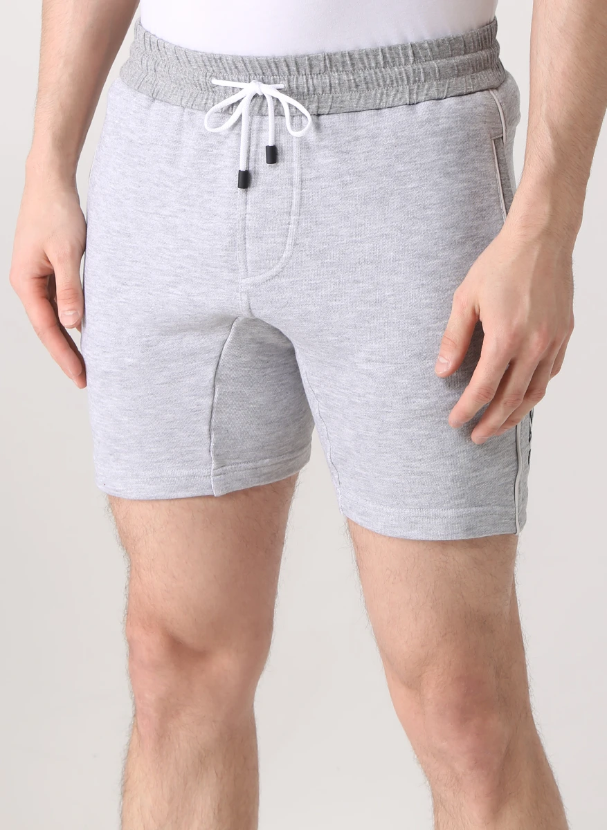Шорты хлопковые KITON UW1137V0842A01001 Серый  Фото 4