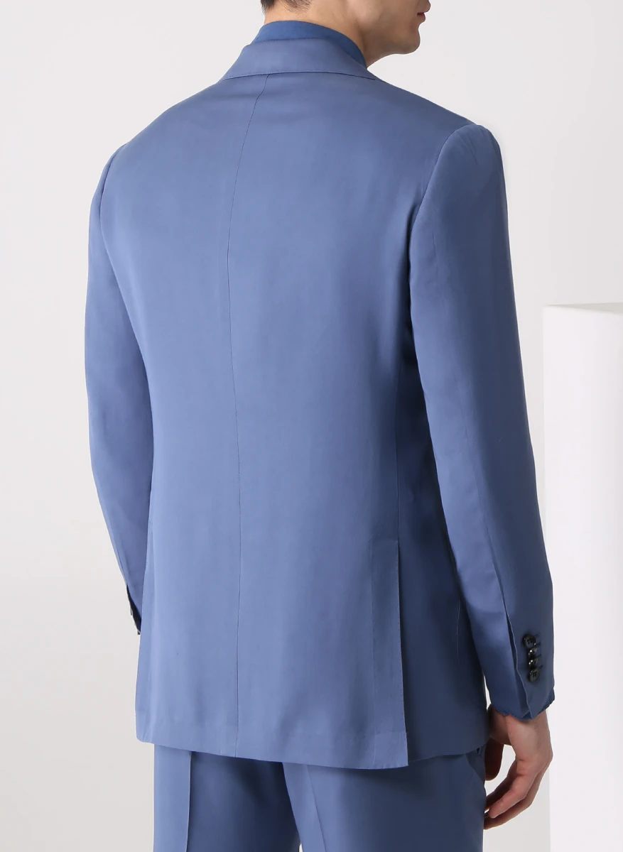 Костюм однотонный KITON UA81K0666A05000 Голубой  Фото 3