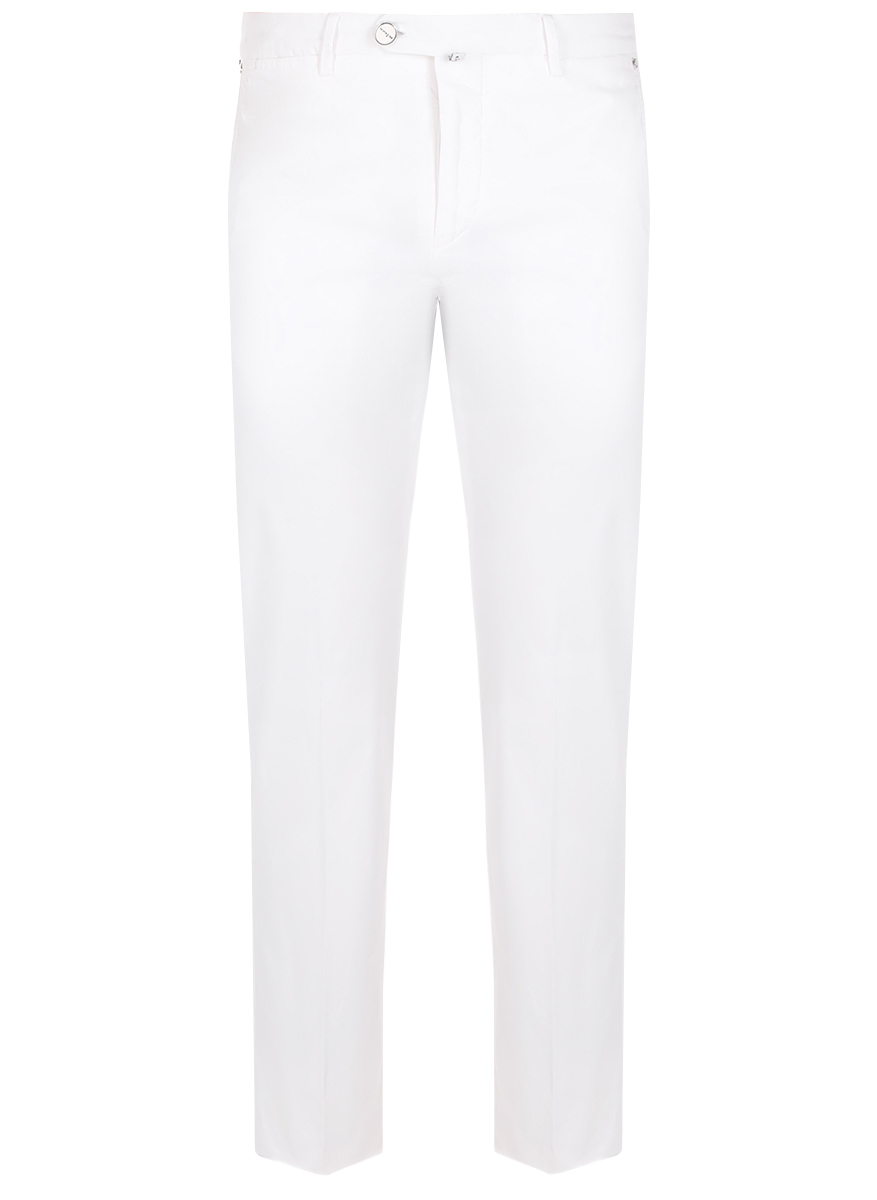 Брюки хлопковые KITON UFPP79J0751A01003 Белый 