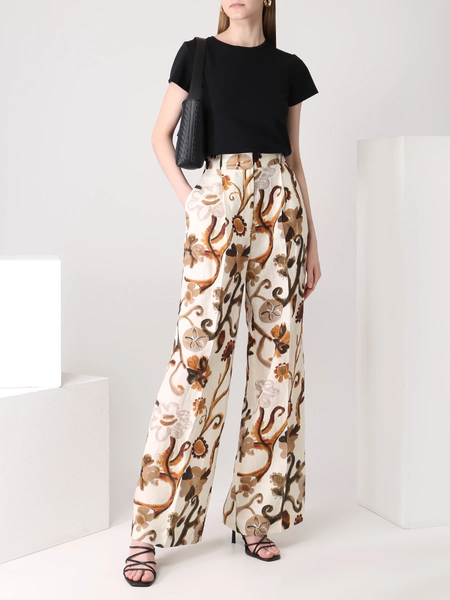 Футболка хлопковая DOROTHEE SCHUMACHER 028304/999 Черный  Фото 2