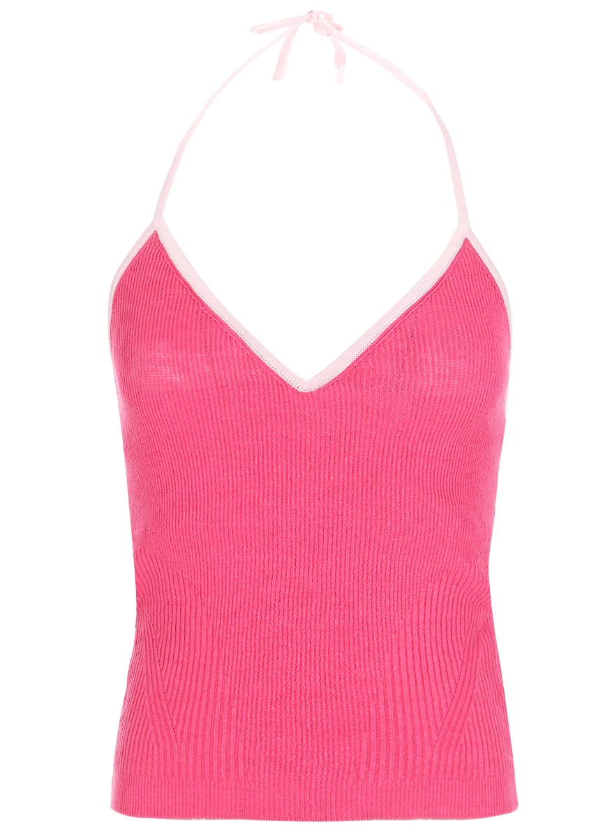 

Топ льняной La maille Marubia, Розовый, 22E221KN021-2023