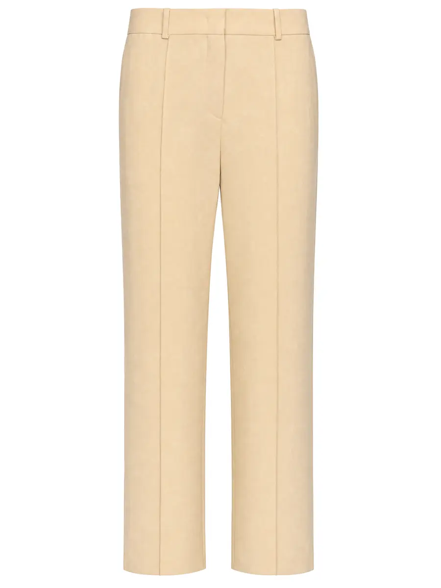 Брюки льняные Drek Antigua LORO PIANA FAL1221 D08T Бежевый 