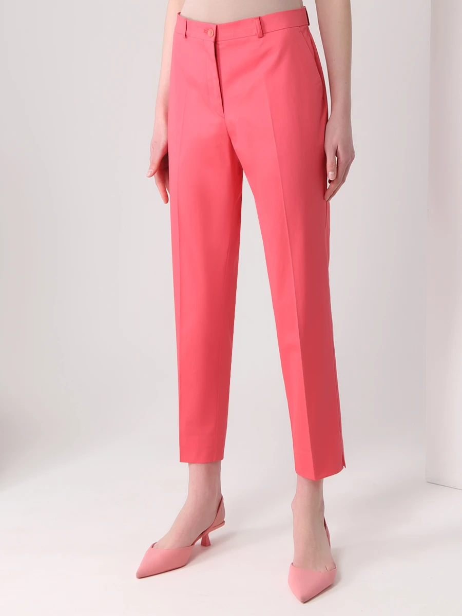Брюки хлопковые ETRO D191911586 0600 Розовый  Фото 4
