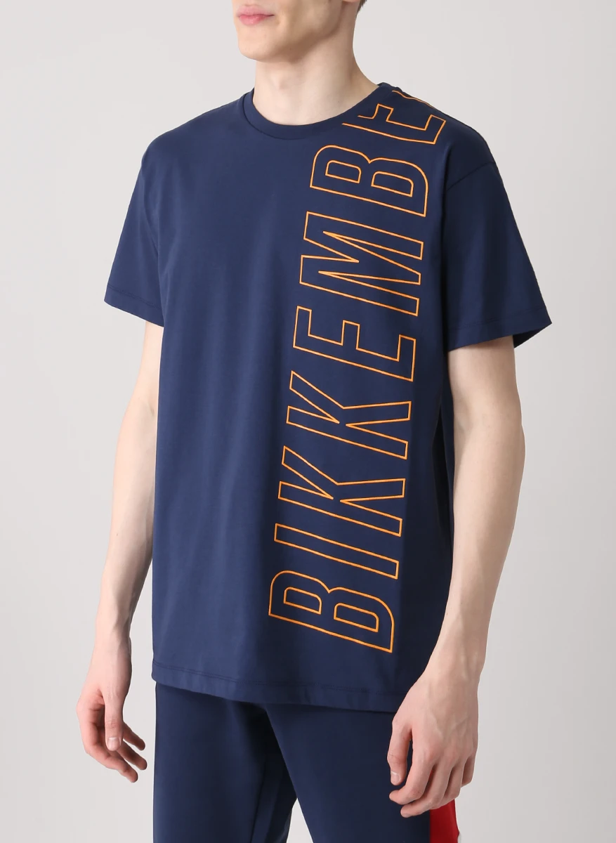 Футболка хлопковая с принтом DIRK BIKKEMBERGS C411410М4349/Y91, размер 46 C411410М4349/Y91 - фото 4