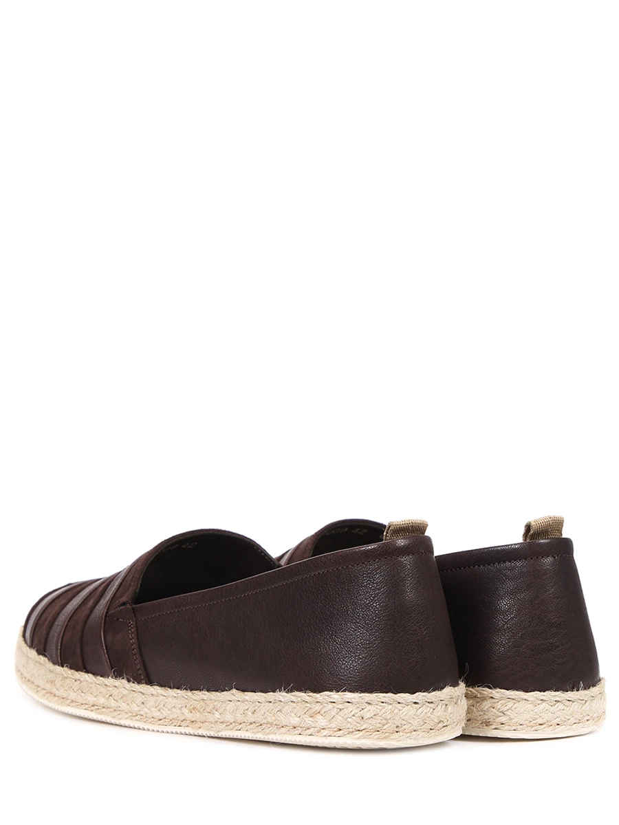 Эспадрильи кожаные FRANCESCHETTI 0284009 Коричневый  Фото 4