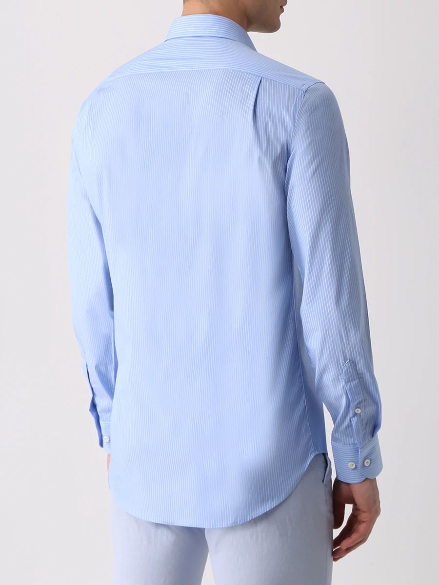 Рубашка Regular Fit хлопковая PAUL & SHARK 22413024J/009, размер 54, цвет голубой 22413024J/009 - фото 3