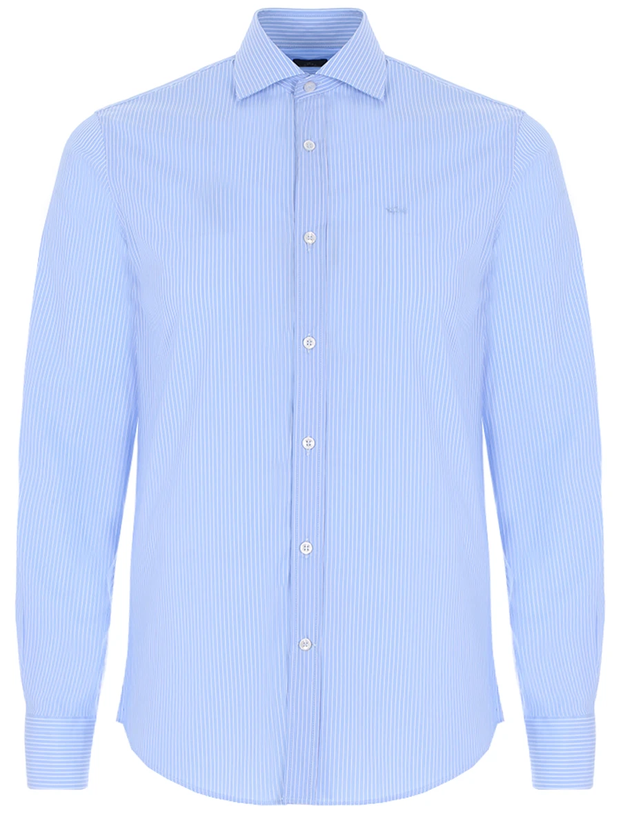Рубашка Regular Fit хлопковая PAUL & SHARK 22413024J/009, размер 54, цвет голубой 22413024J/009 - фото 1
