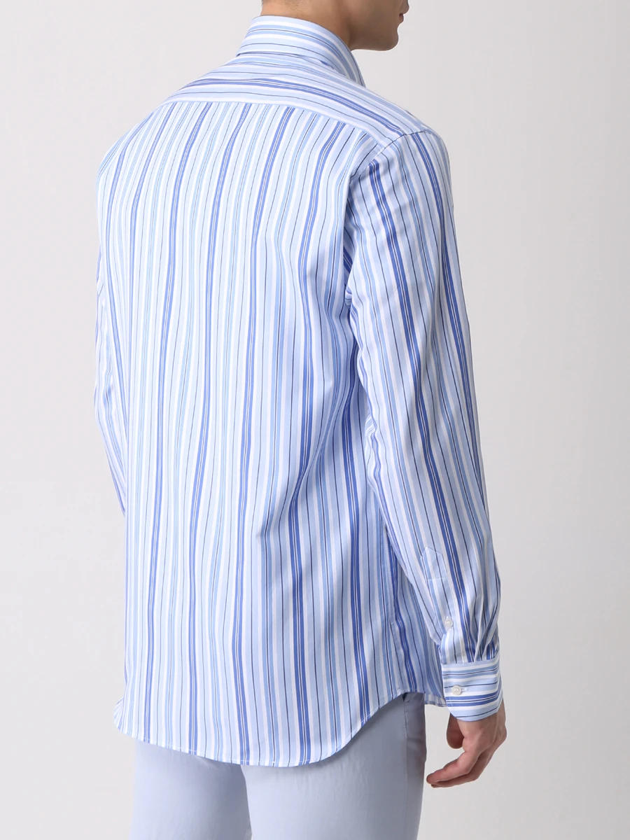 Рубашка Regular Fit хлопковая PAUL & SHARK 22413224/002, размер 52, цвет голубой 22413224/002 - фото 3