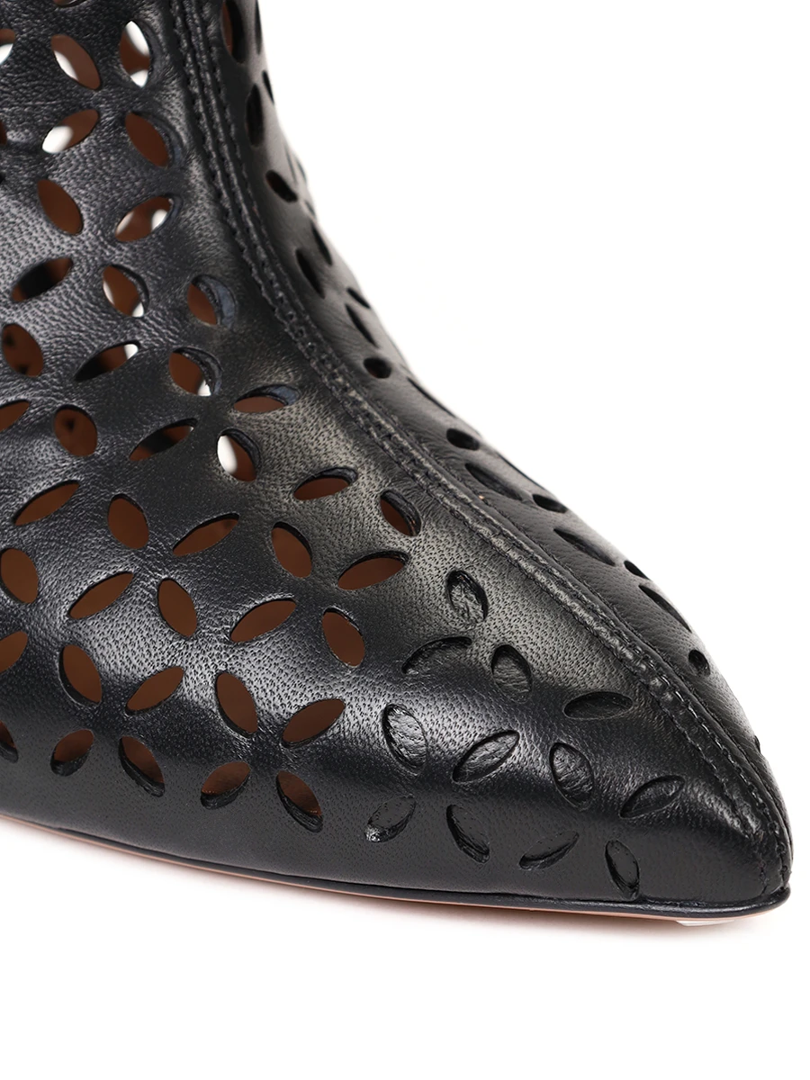 Сапоги кожаные ALAIA AA3O023CK145 999 Черный  Фото 5