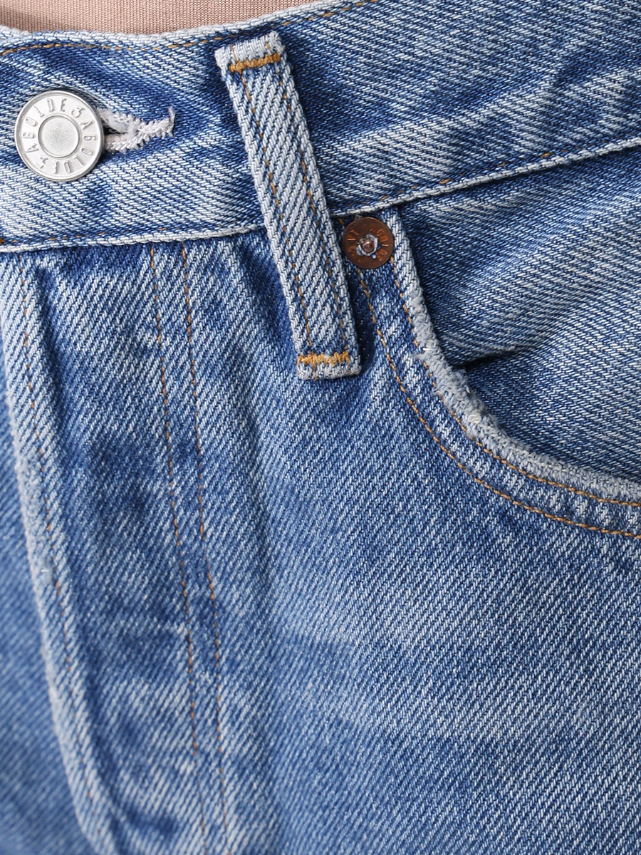 Шорты джинсовые AGOLDE A9010-1142, размер 42, цвет деним - фото 5