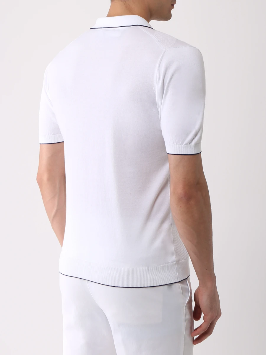 

Поло хлопковое, Белый, 46347SE22 40C