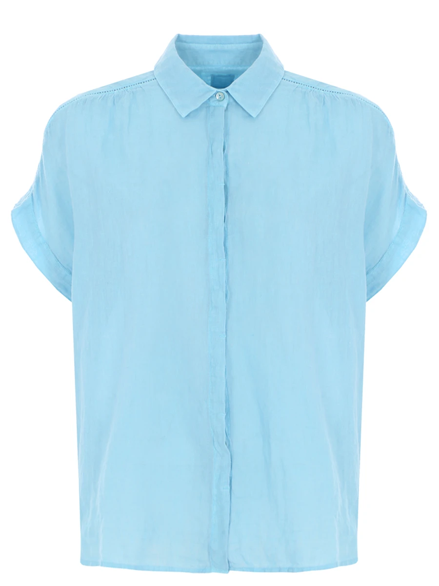 Рубашка льняная 120% LINO VOW19L2000D703000 024, размер 48, цвет голубой - фото 1