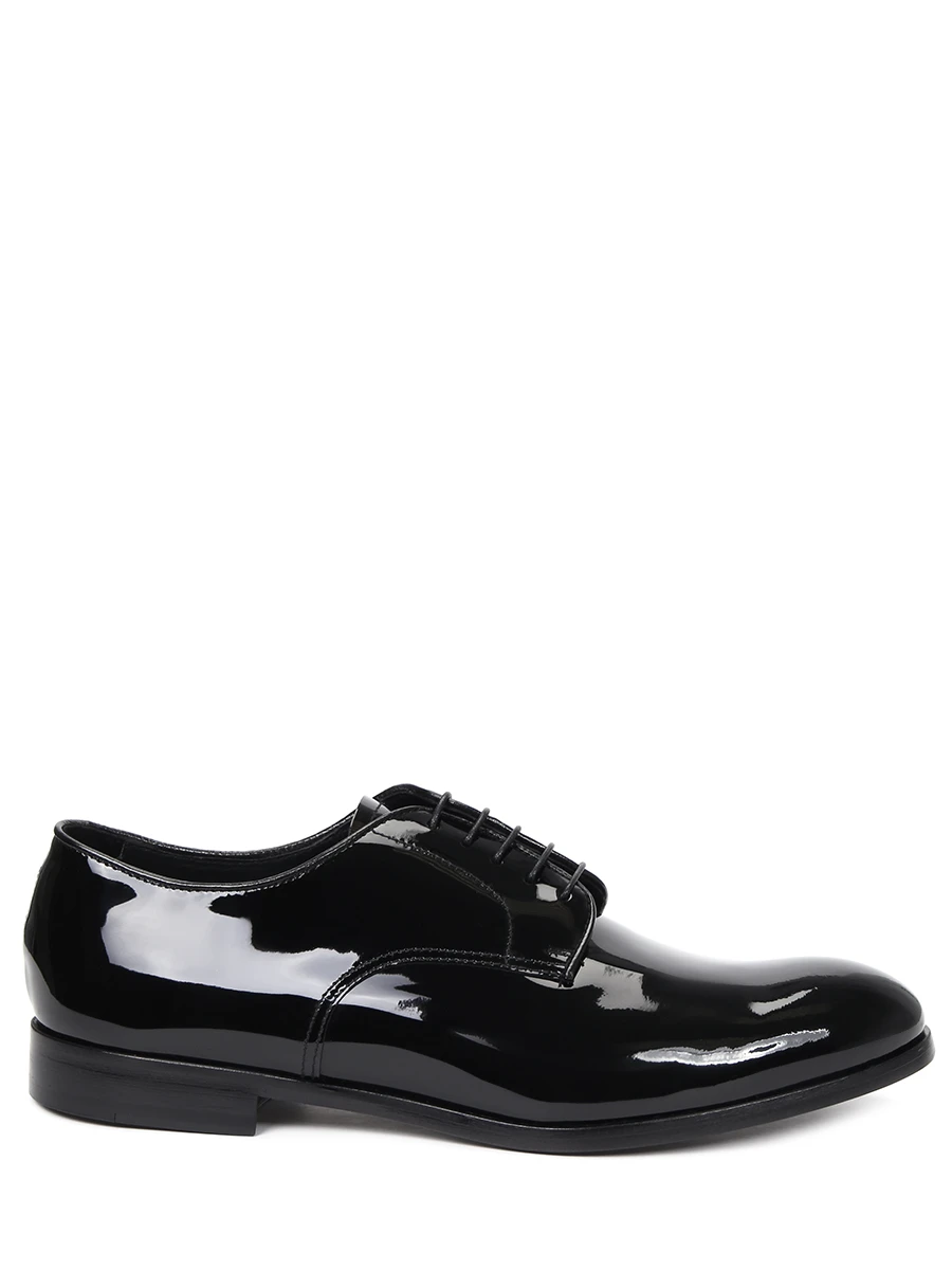 Туфли-дерби лакированные DOUCAL`S 1003, размер 42, цвет черный - фото 1