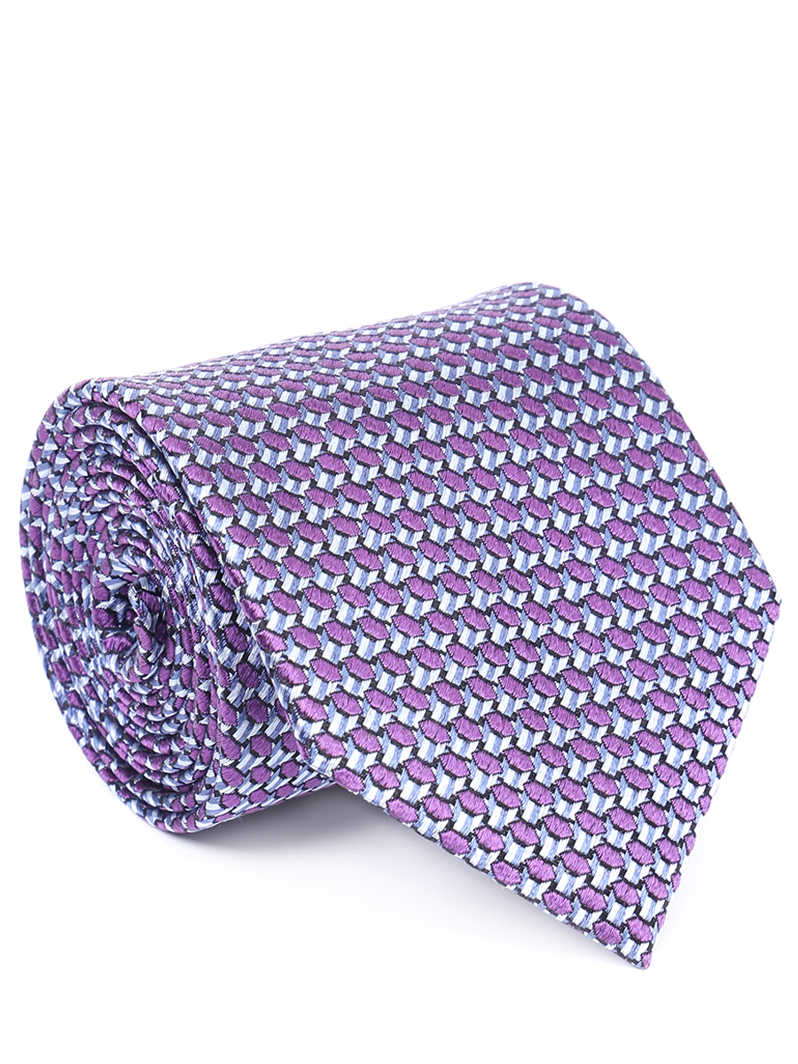 Галстук шелковый с принтом ZEGNA