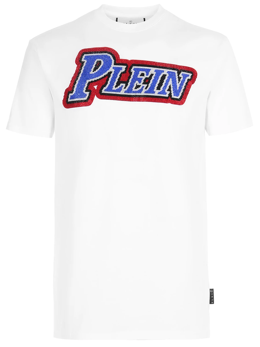 Футболка хлопковая PHILIPP PLEIN UTK0178/01 Белый 