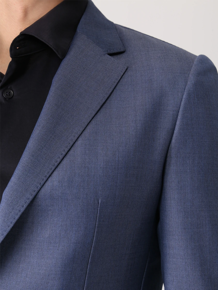 Костюм шерстяной ZEGNA 325706 2X7YGW Голубой  Фото 5