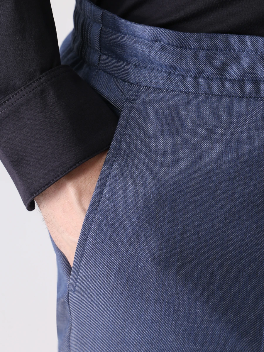 Костюм шерстяной ZEGNA 325706 2X7YGW Голубой  Фото 8