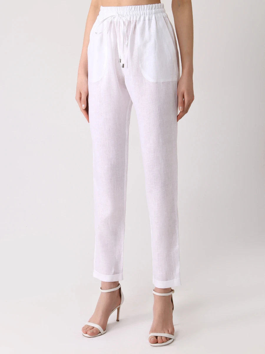 Костюм льняной HOLY CAFTAN COSMA 1203/PANAMA 4602 Белый  Фото 7