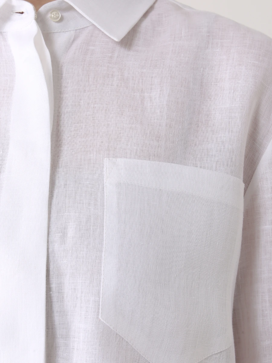 Костюм льняной HOLY CAFTAN COSMA 1203/PANAMA 4602 Белый  Фото 5