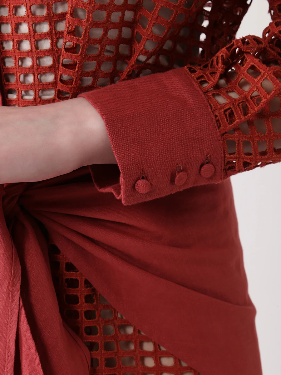 

Туника хлопковая Jesabel, Бордовый, 0576 JESABEL